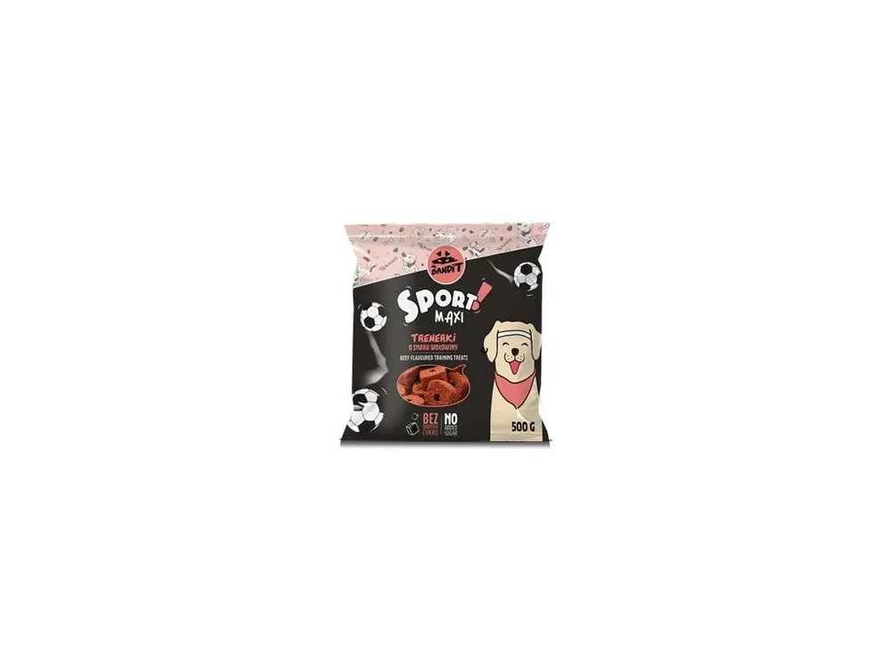 Značkový VetExpert Mr.Bandit pochoutka SPORT MAXI hovězí 500g