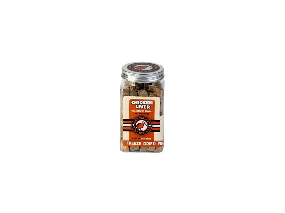 Pochoutka mrazem sušené kuřecí játra 115g Kiwi Poslední Šance