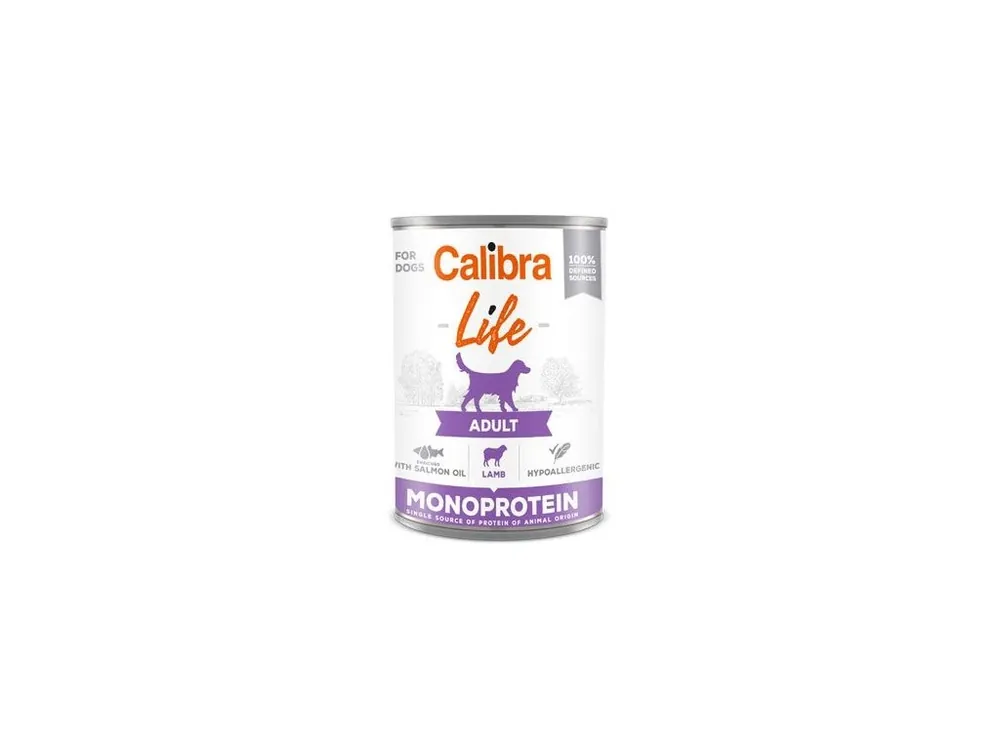 Autentický Calibra Dog Life konz.Adult Lamb 400g