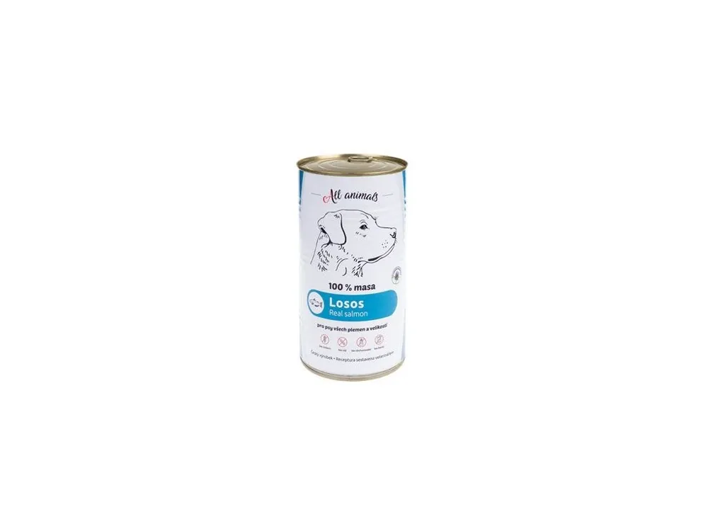 Horká Nabídka All Animals DOG konz. Losos mletý 1200g