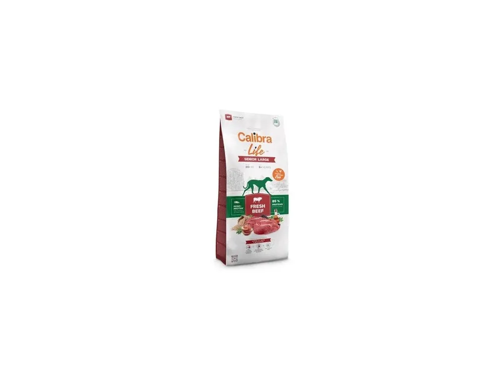 Jen Po Omezenou Doba Calibra Dog Life Senior Large Fresh Beef 12kg