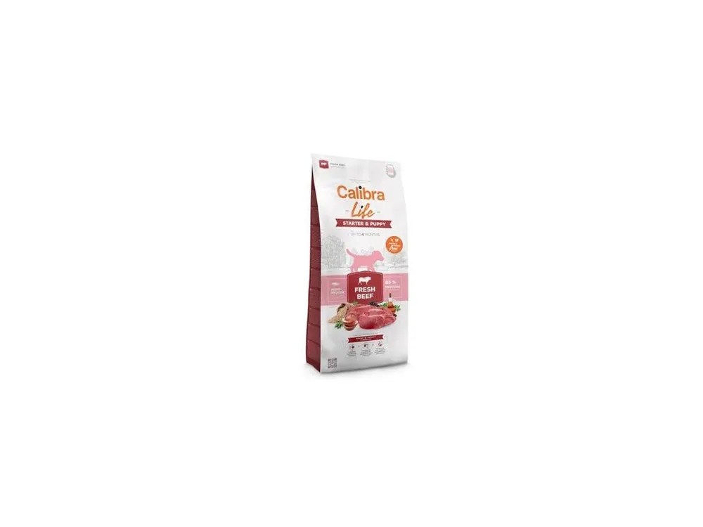 Super Cena Calibra Dog Life Starter&Puppy Fresh Beef 750g