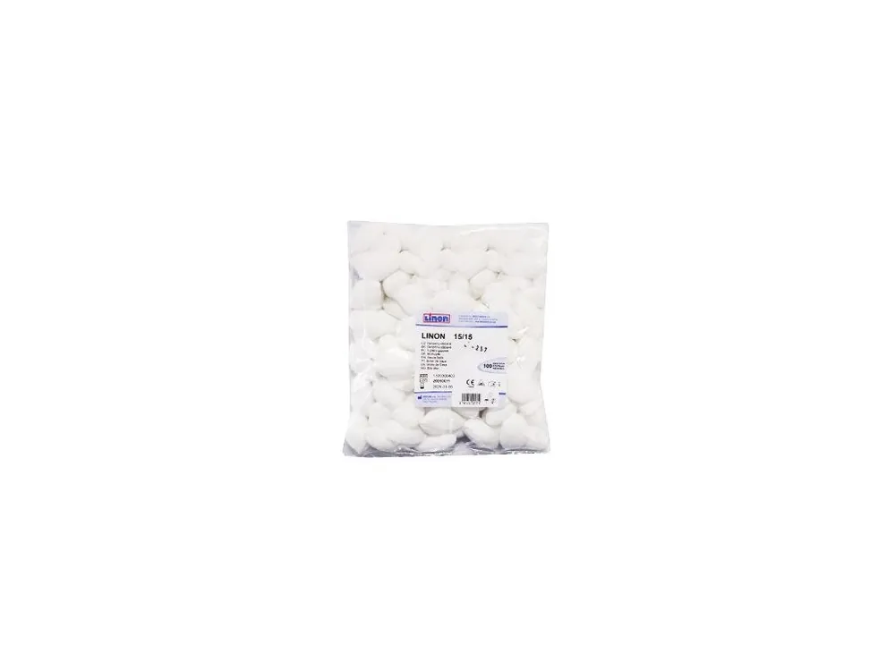 Tovární Cena Tampon stáčený 15x15mm nesterilní 100ks LINON BATIST