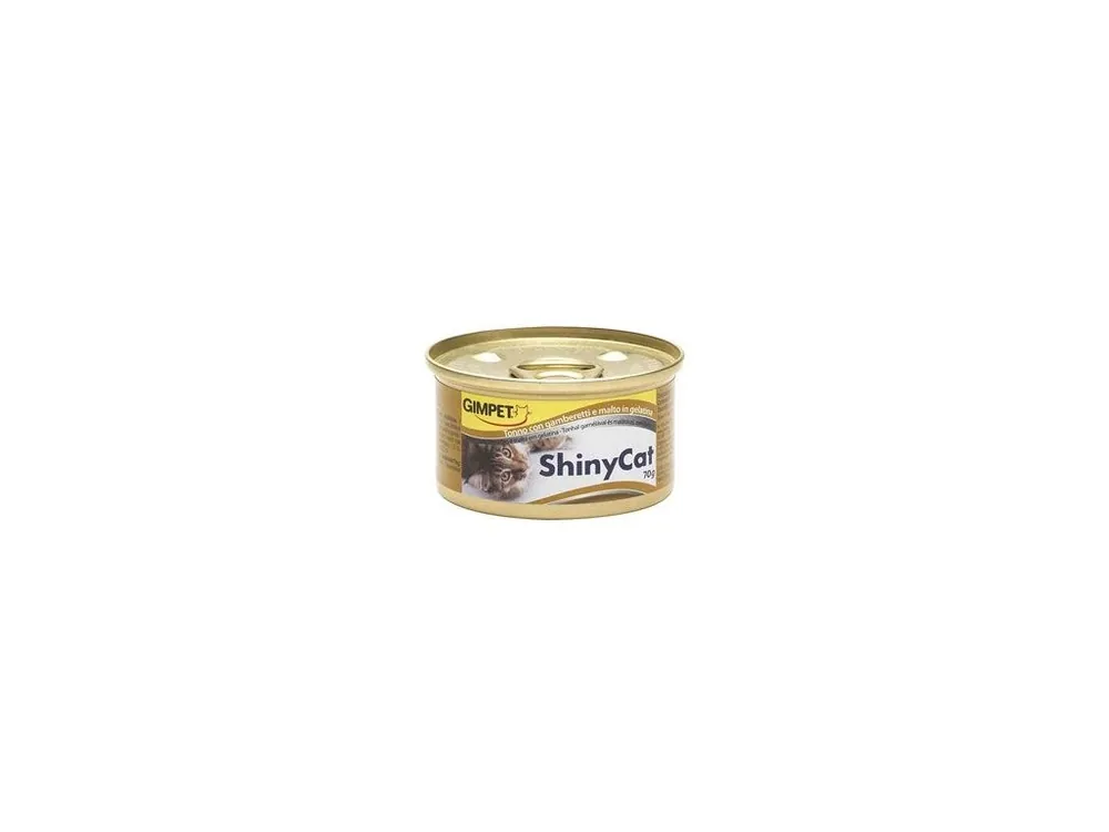 Dokud Zásoby Vydrží GimCat ShinyCat konz. tuňák&kreveta&maltóza 70g