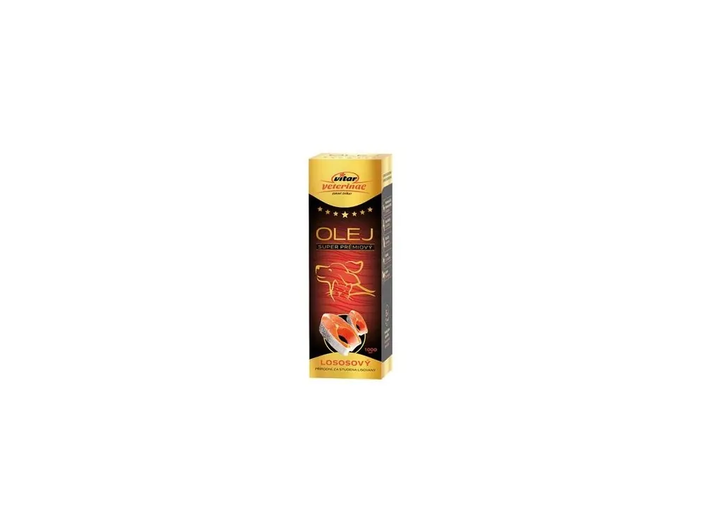 Výhodná Nabídka VITAR Veterinae Lososový olej 1000ml