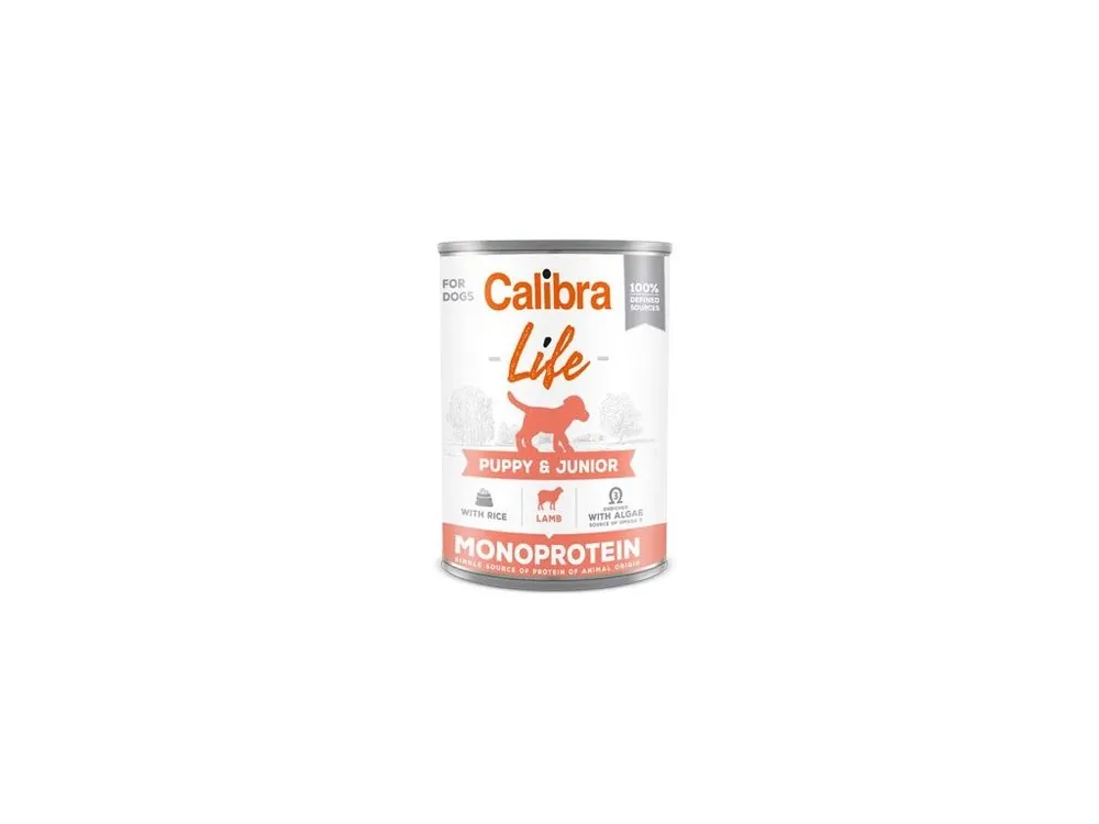 Akční Nabídka Calibra Dog Life konz.Puppy&Junior Lamb&rice 400g