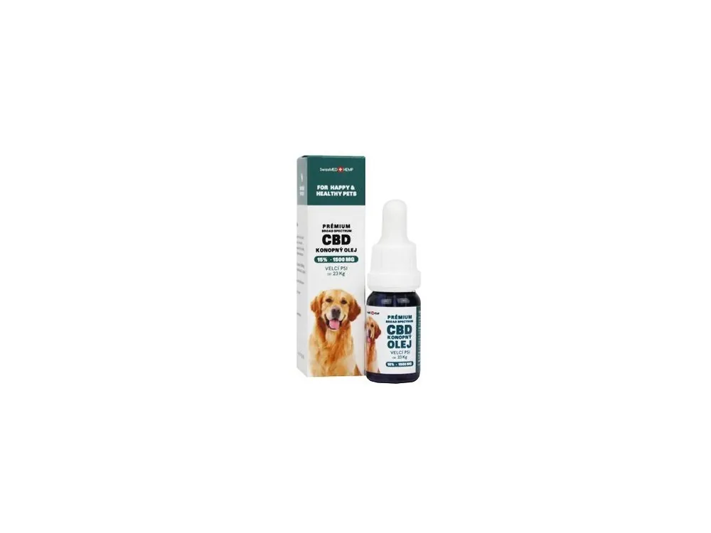 Nejlepší Cena CBD olej pro velké psy 15%, 10ml