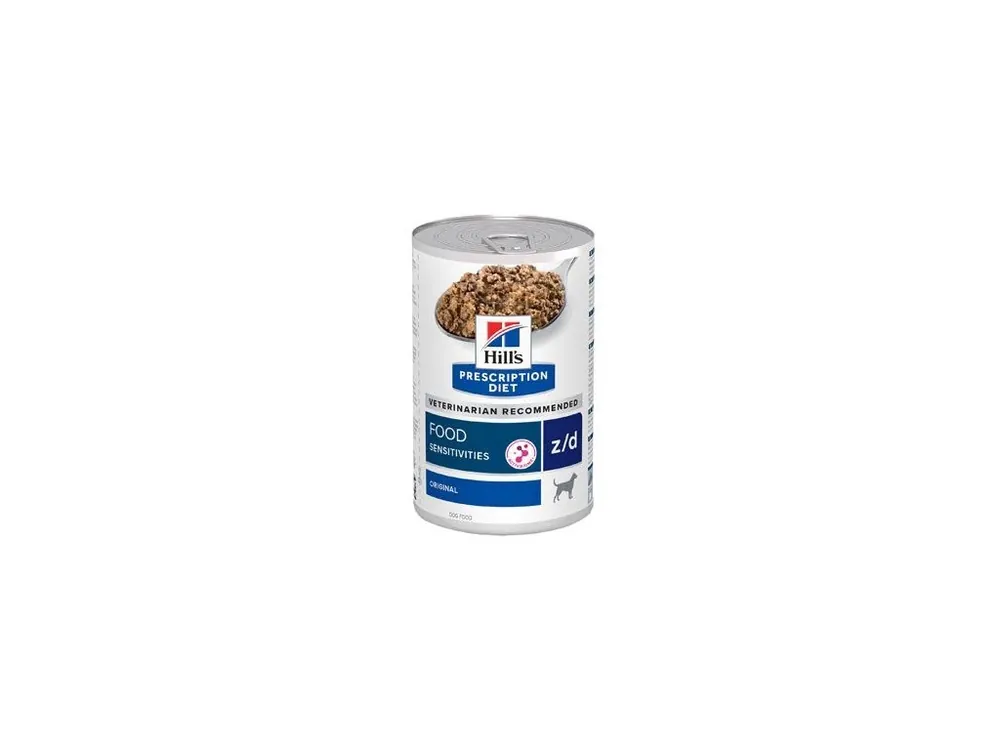 Hill‘s Can. PD Z/D+AB Food Sensitivities Konz. 370g Rychlé Dodání