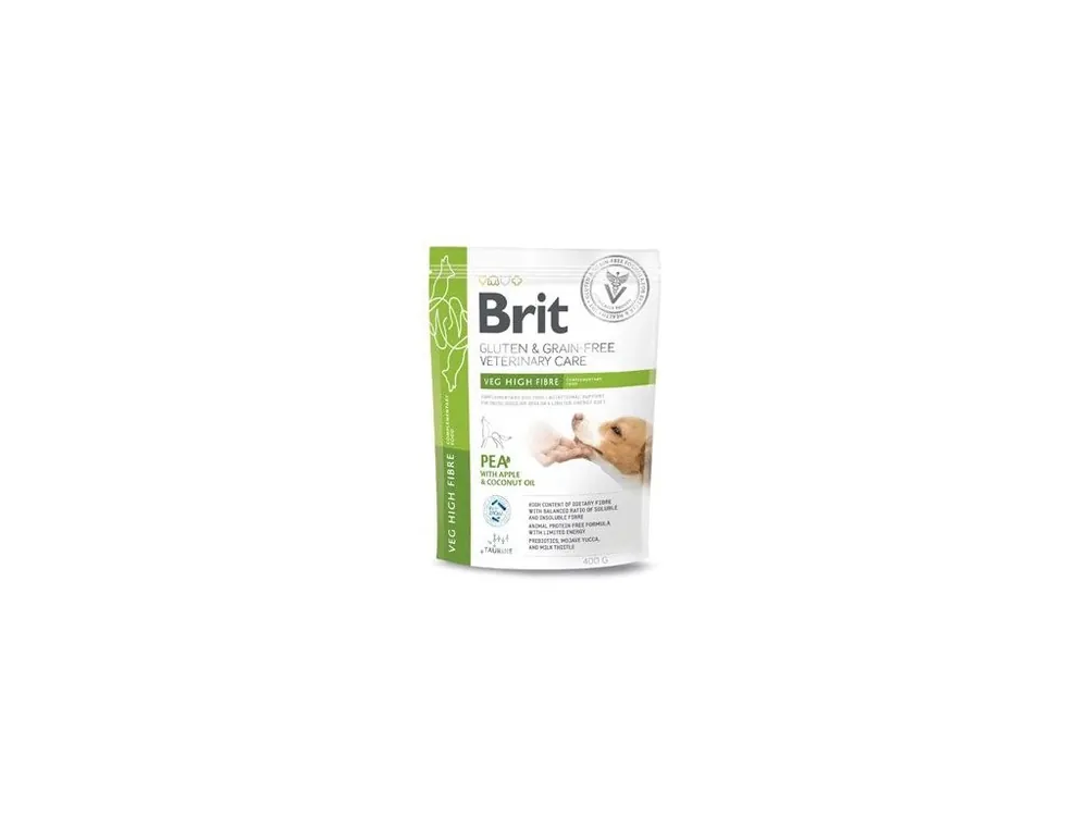 Novinka Brit VD Dog GF Veg High Fibre 400g