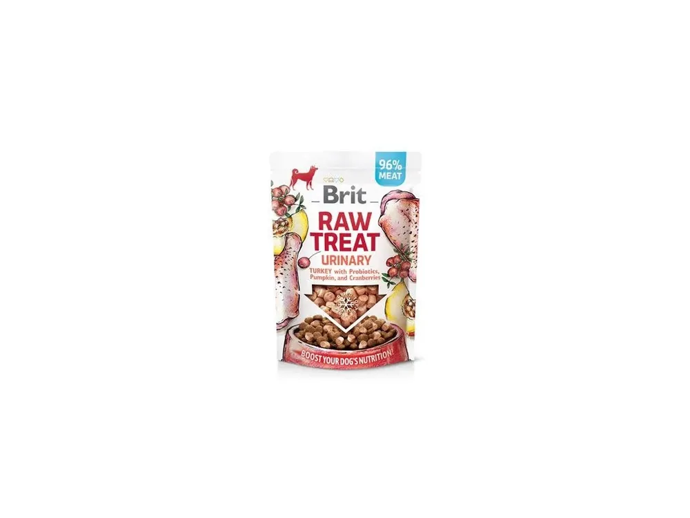 Nová Kolekce Brit Raw Treat Dog Urinary, Turkey 40g