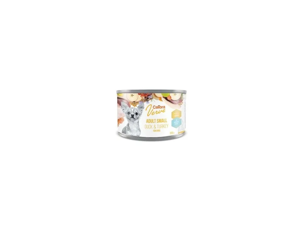 Odeslání Ihned Calibra Dog Verve konz.GF Adult Small Duck&Turkey 200g