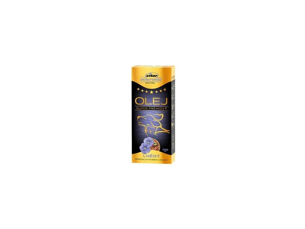 VITAR Veterinae Lněný olej 500ml Levný