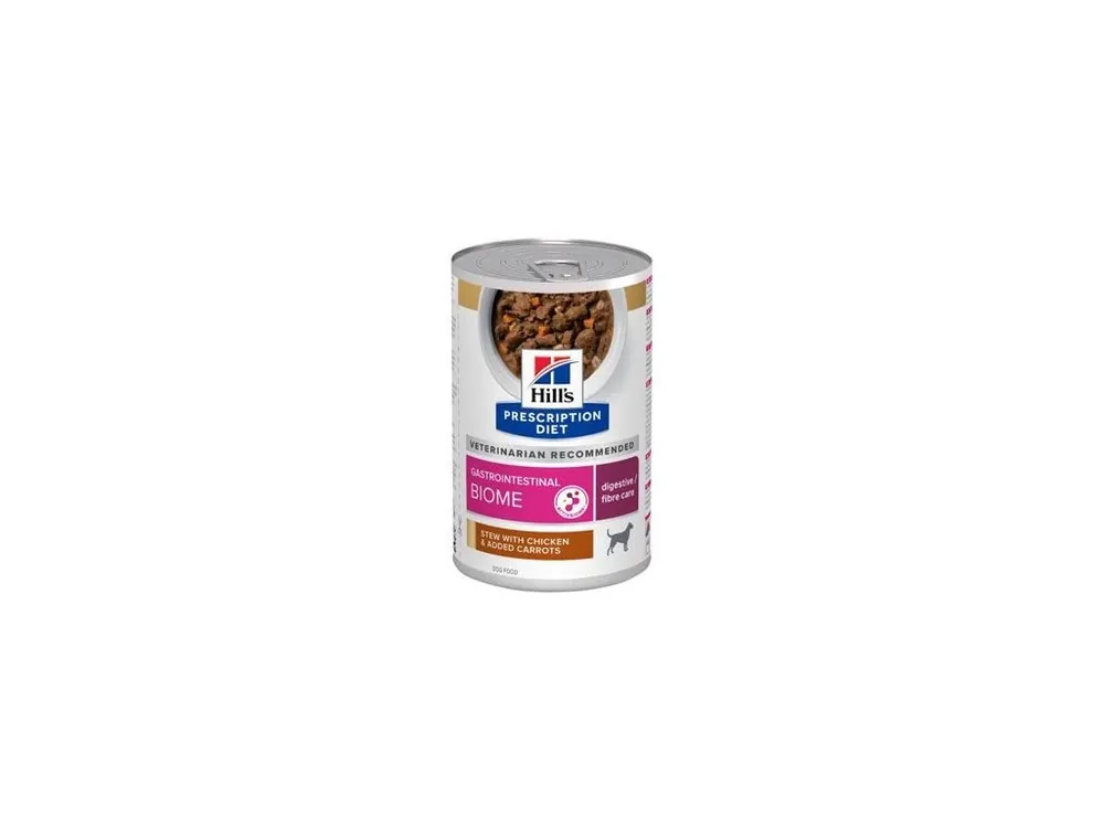 Hill‘s Can. PD GI Biome Chick&Veg stew Konz.354g Novinka