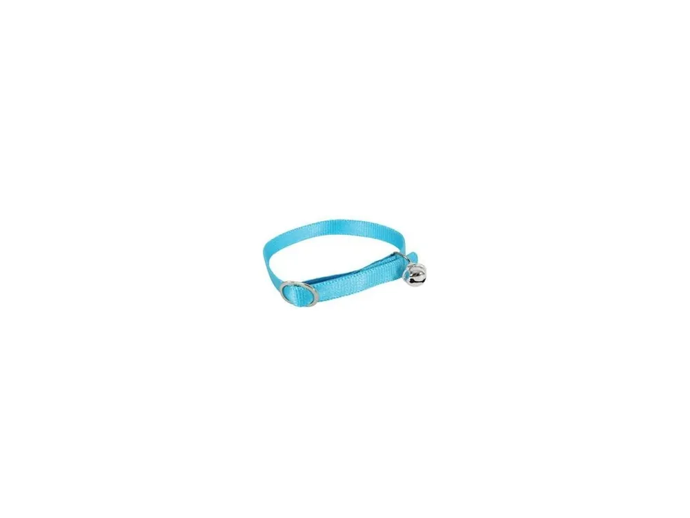 Cenově Výhodný Obojek kočka nylon 10mm/30cm modrý Zolux