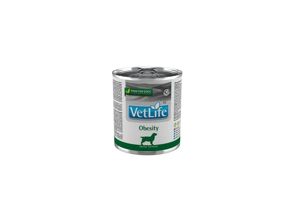 Tovární Cena Vet Life Natural DOG konz. Obesity 300g