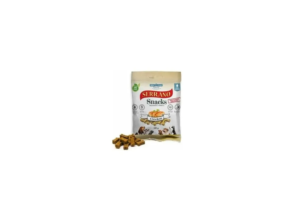 Serrano Snack for Dog-Chicken 100g Originální