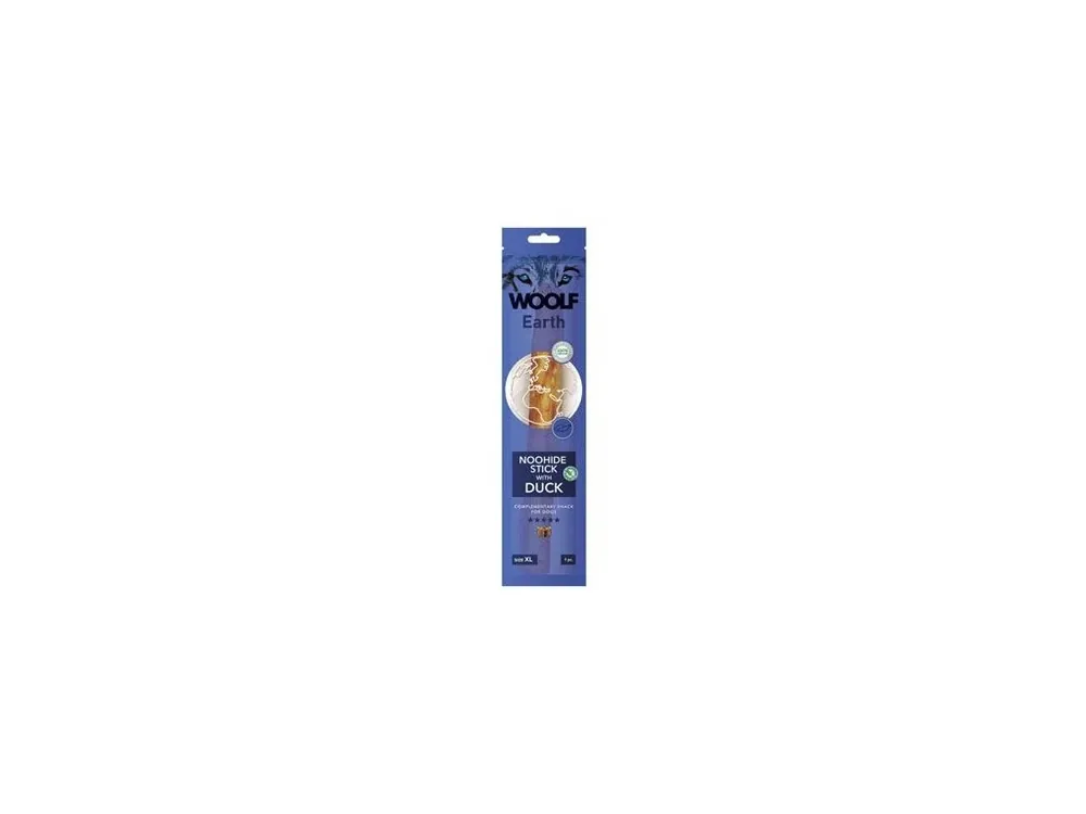 WOOLF Earth poch. NooHide XL Stick with Duck 85g Must-Have