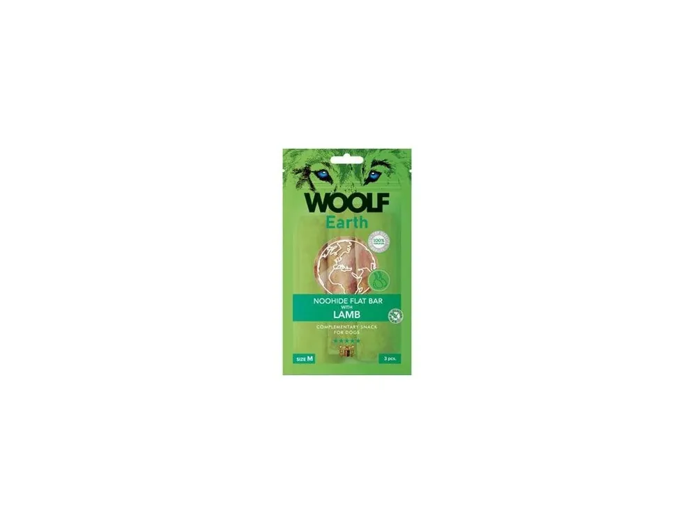 Nakupujte Hned WOOLF Earth poch. NooHide M Flat Bar Lamb 90g