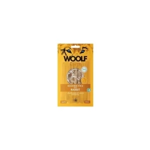Značkový WOOLF Earth poch. NooHide S Sticks with Rabbit 90g