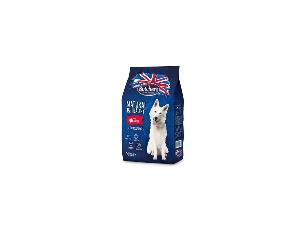 Butcher‘s Dog Natural&Healthy Dry s hovězím masem 10kg Akce