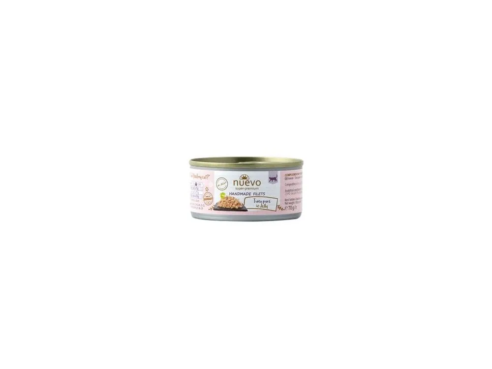Cenová Bomba Nuevo kočka Handmade Pure Tuňák v želé konz. 70g