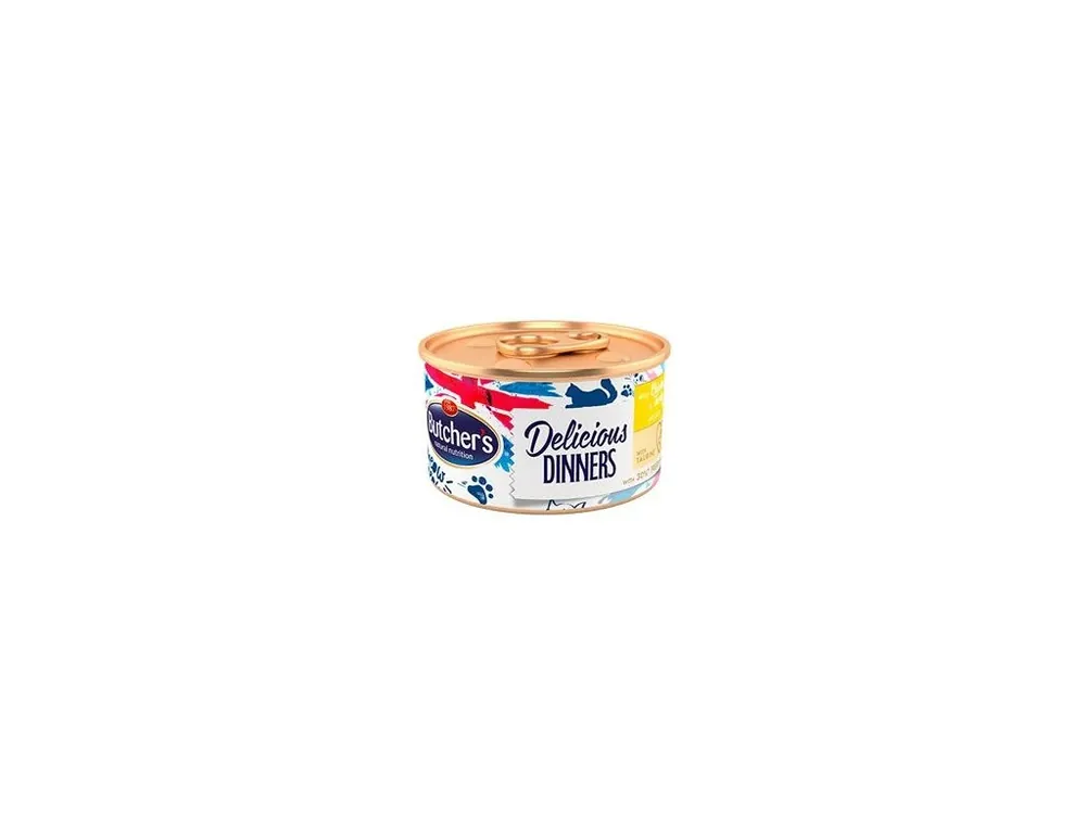 Nejlepší Volba Butcher‘s Cat Delic.Dinners kuře+krůta konz. 85g