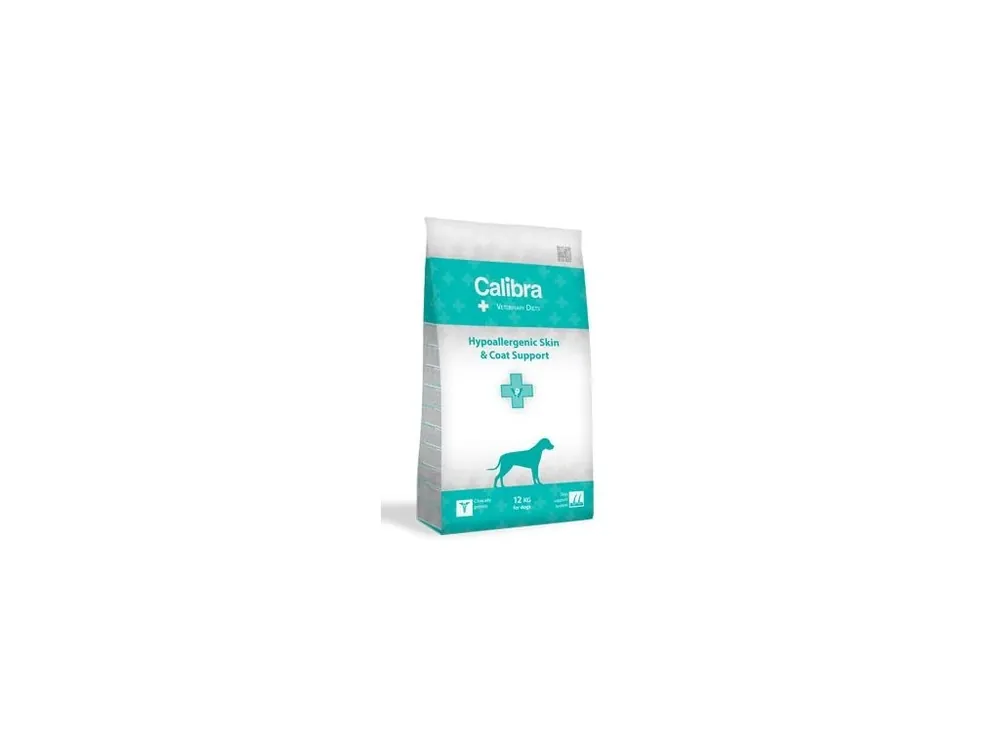Cenově Výhodný Calibra VD Dog Hypoallergenic Skin&Coat Supp.12kg