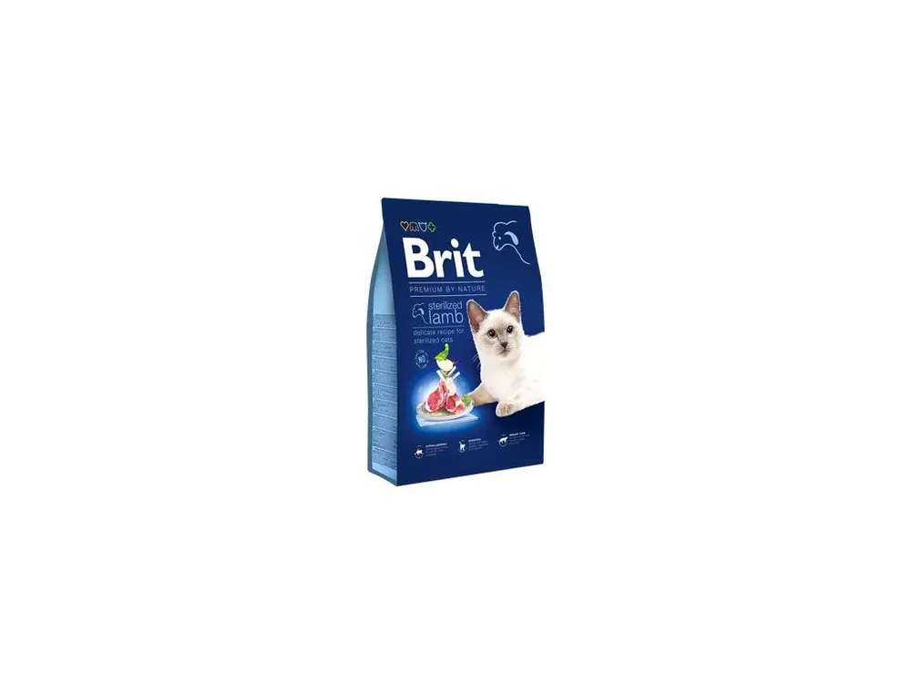 Kup Teď Brit Premium Cat by Nature Sterilized Lamb 800g