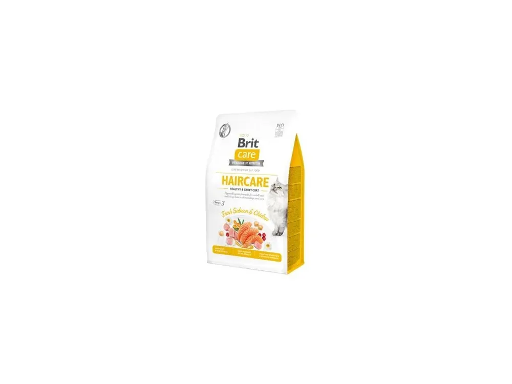 Brit Care Cat GF Haircare Healthy&Shiny Coat 0,4kg Hit Sezóny