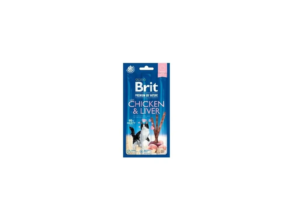 Brit Premium Cat by Nature Sticks Chicken&Liver(3pcs) Nejlepší Volba