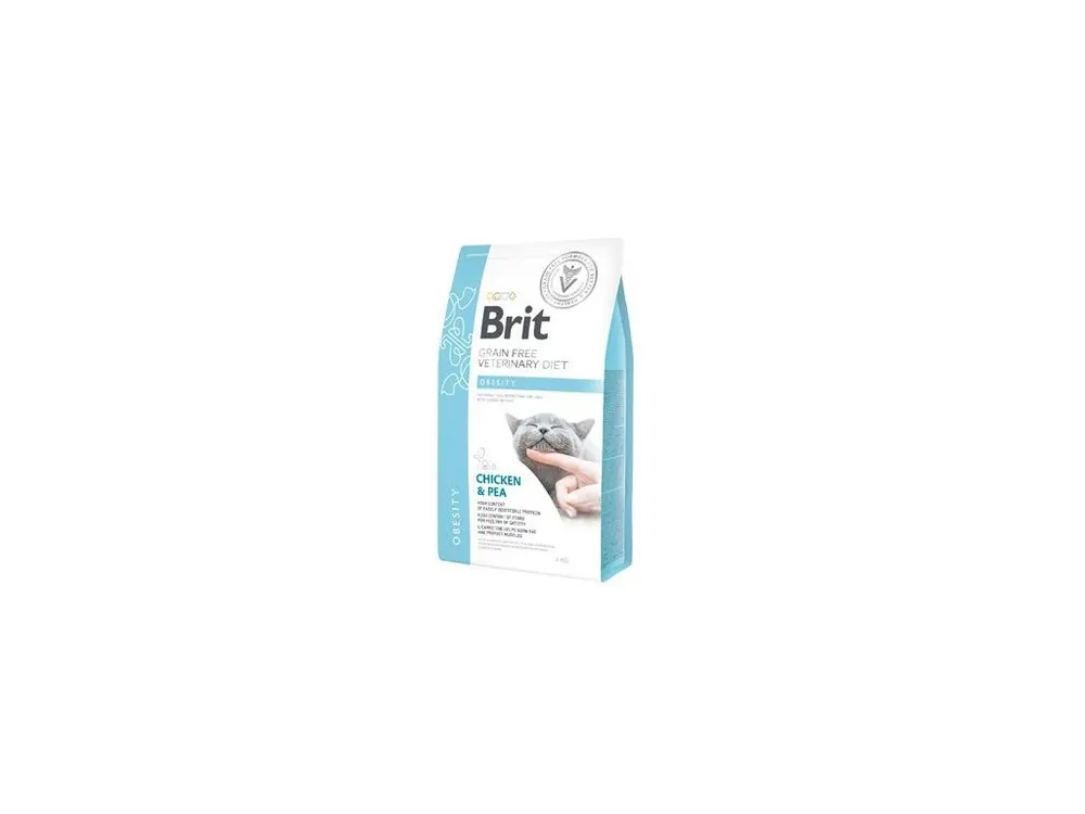 Brit VD Cat GF Obesity 2kg Akce