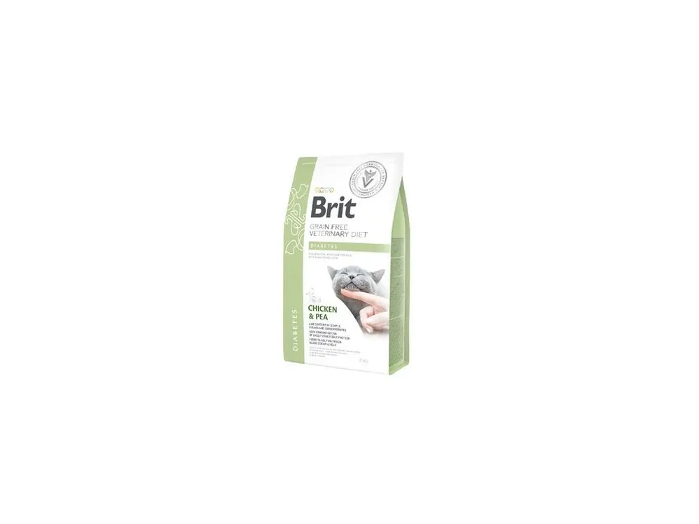 Super Cena Brit VD Cat GF Diabetes 2kg
