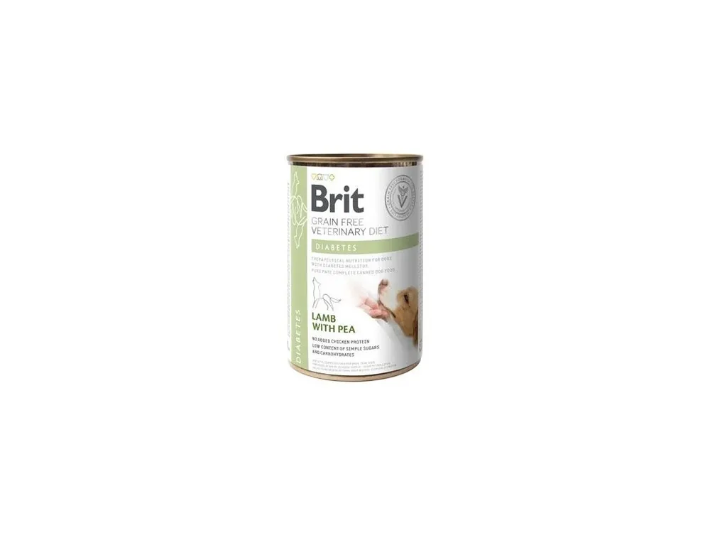 Akční Cena Brit VD Dog GF konz Diabetes 400g