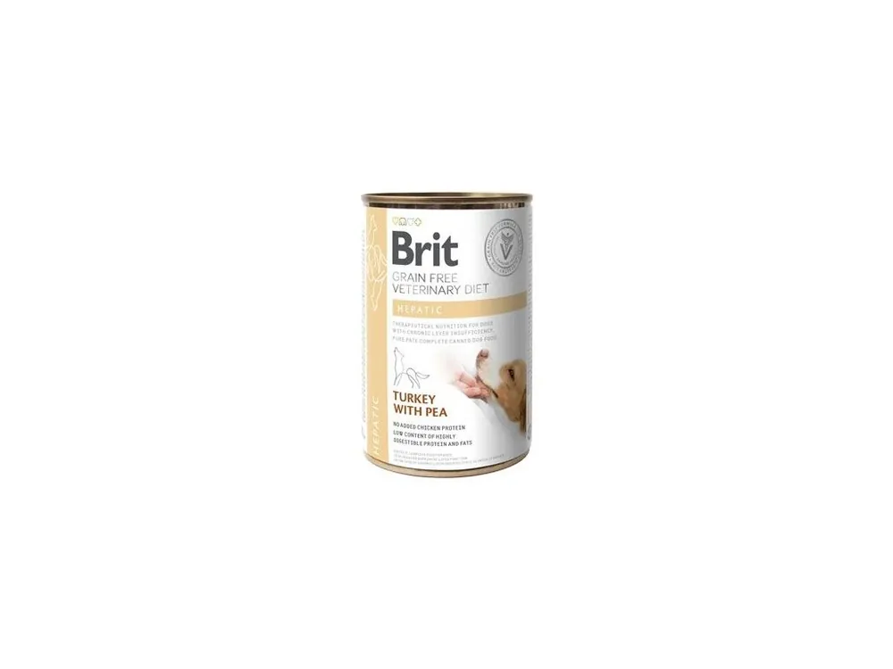 Výhodná Nabídka Brit VD Dog GF konz Hepatic 400g
