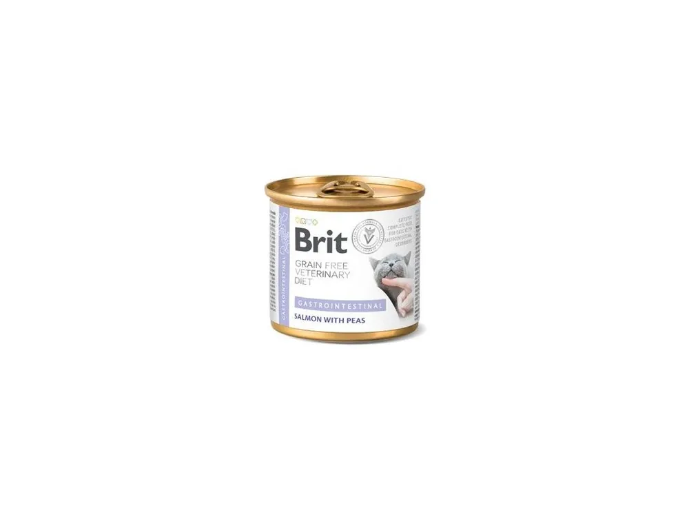 Značkový Brit VD Cat GF konz Gastrointestinal 200g