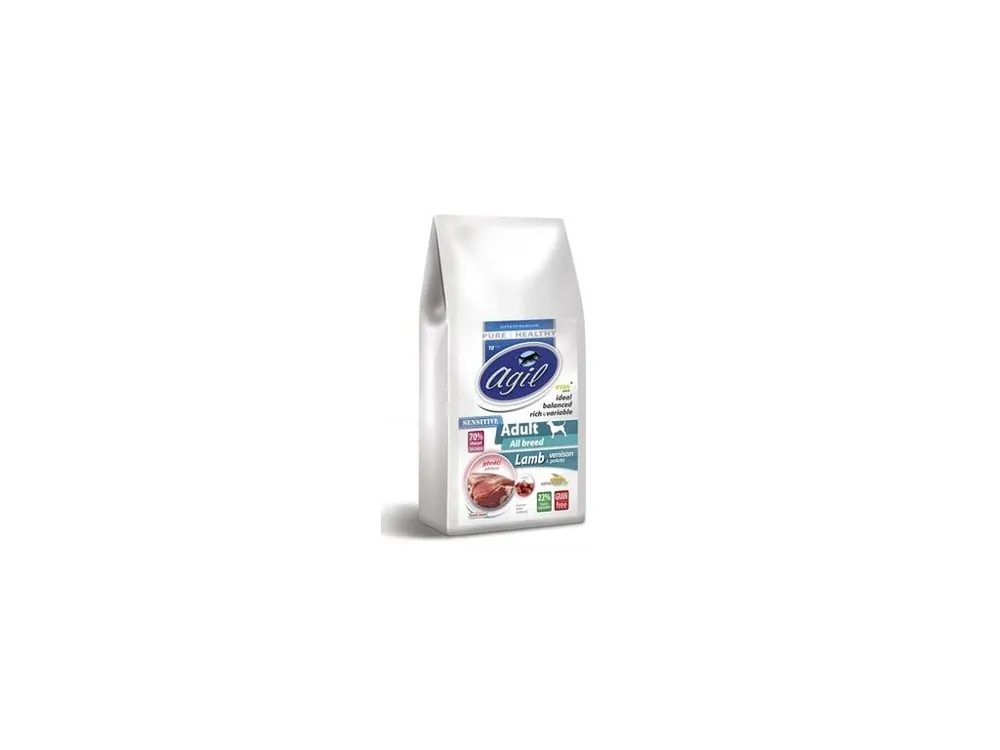 Cenová Bomba Agil Adult Sensitive GF Lamb&Venison&Potato 10kg