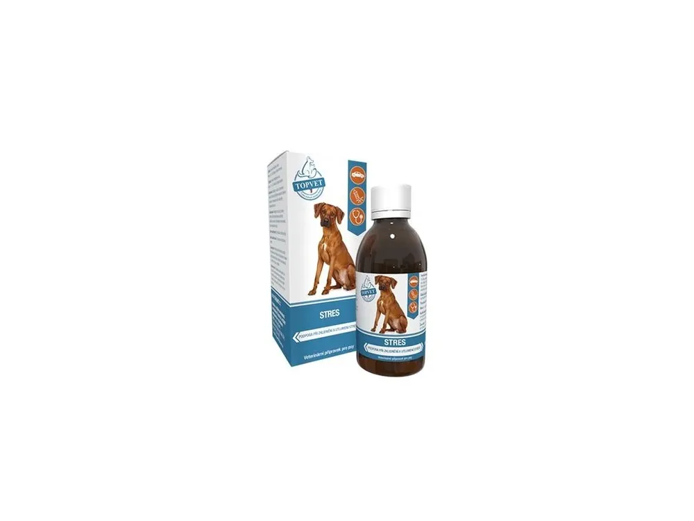 Horká Nabídka Stres sirup pro psy TOPVET 200ml