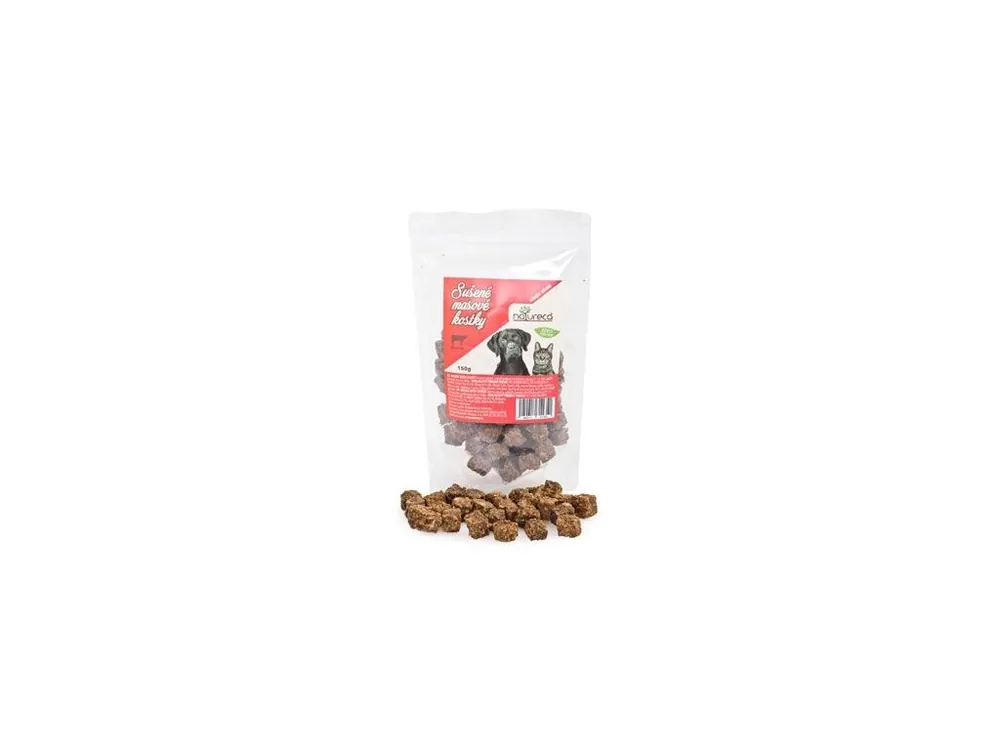 NATURECA pochoutka Masové kostky Hovězí, 100%maso 150g Objednat Nyní