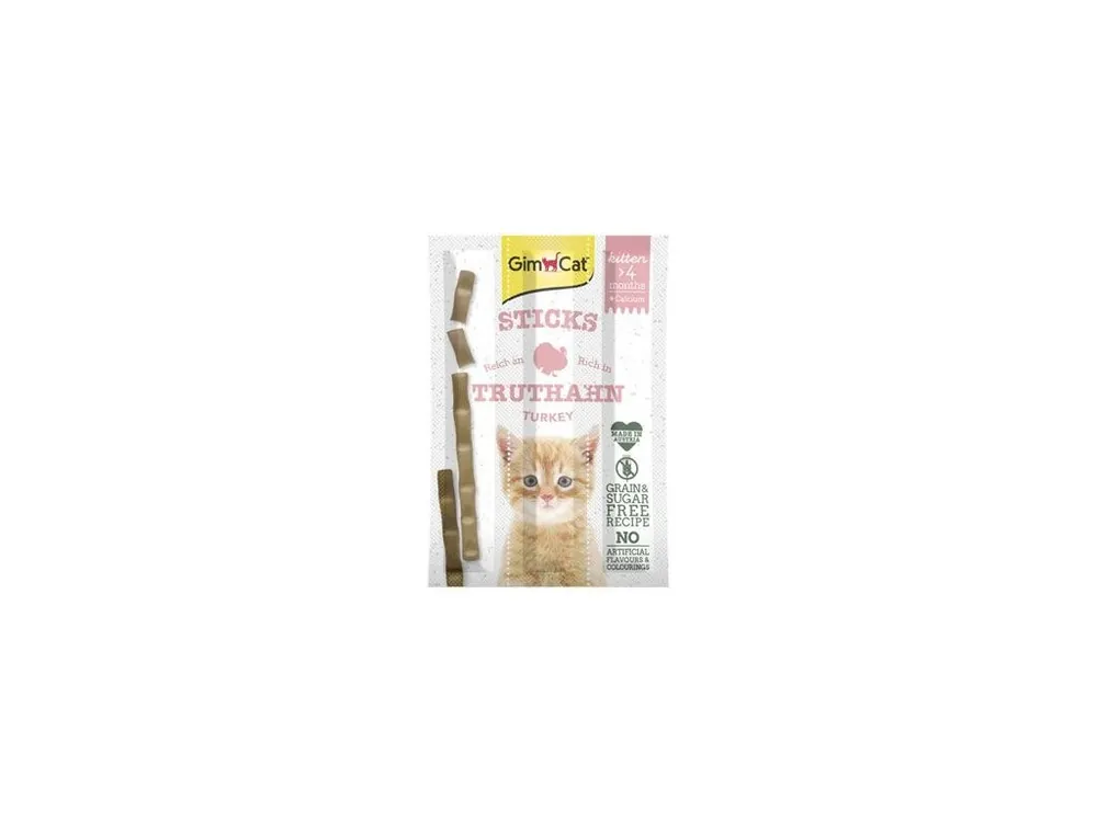 GimCat Sticks Kitten krocan&calcium 3ks Přímo Od Výrobce
