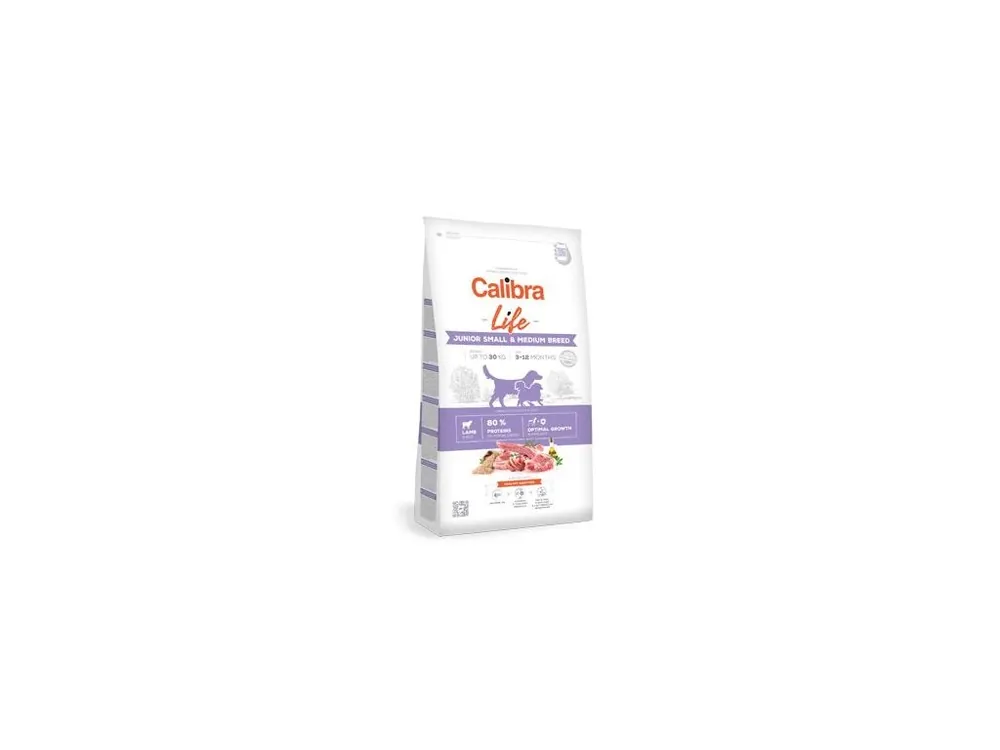 Calibra Dog Life Junior Small&Medium Breed Lamb 12kg Kup Teď