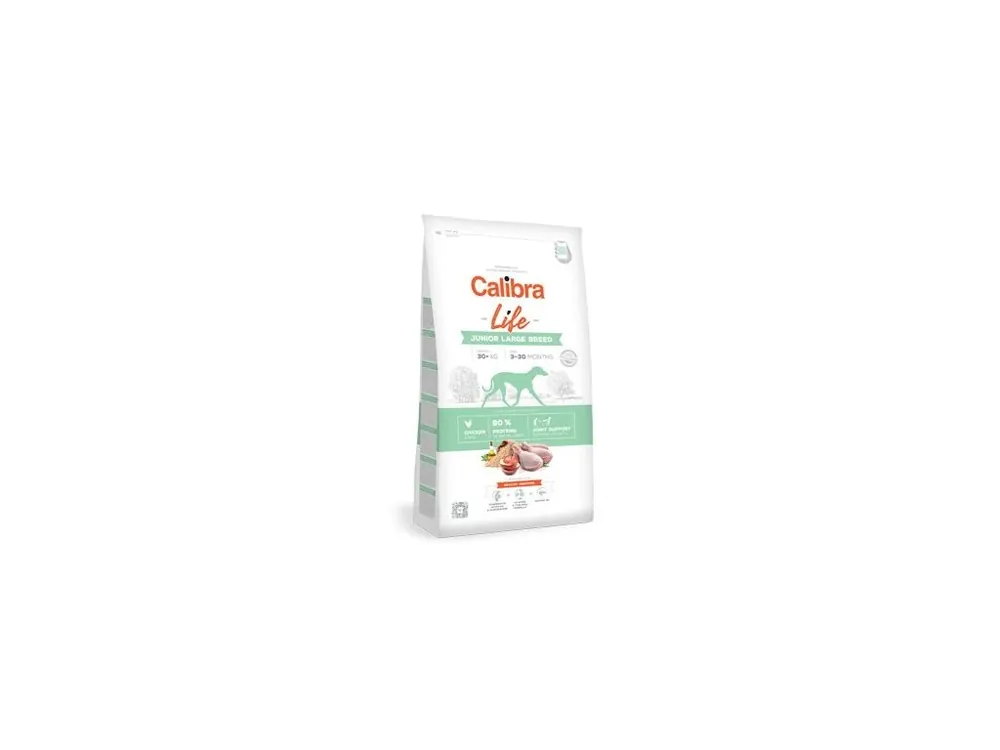 Calibra Dog Life Junior Large Breed Chicken 12kg Autentický