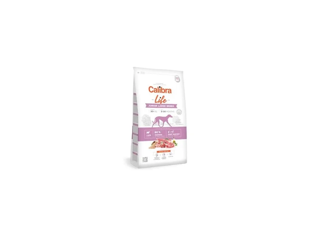 Calibra Dog Life Junior Large Breed Lamb 12kg Speciální Cena