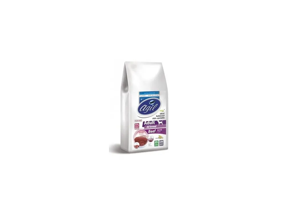 Agil Adult All Breed Low Grain Beef&Lamb&Tuna 10kg Kup Teď