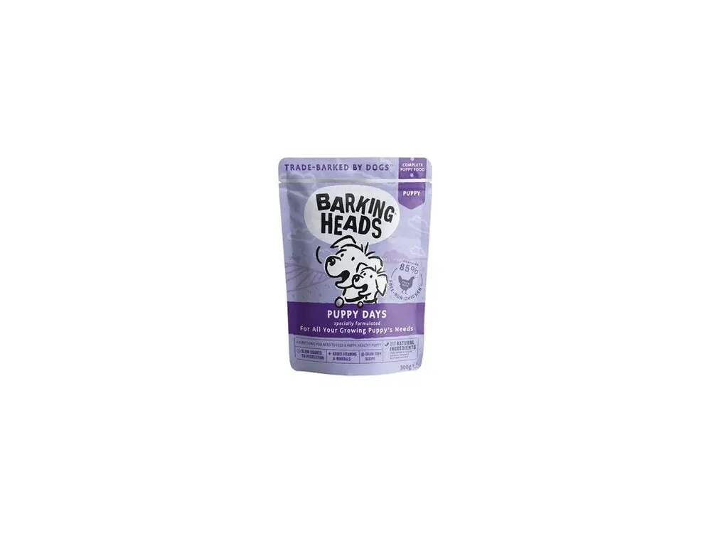 BARKING HEADS Puppy Days kapsa 300g Akce