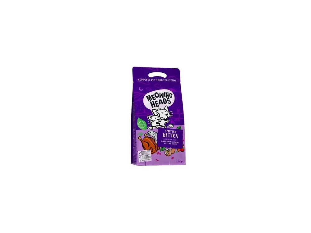 Autentický MEOWING HEADS Smitten Kitten 1,5kg