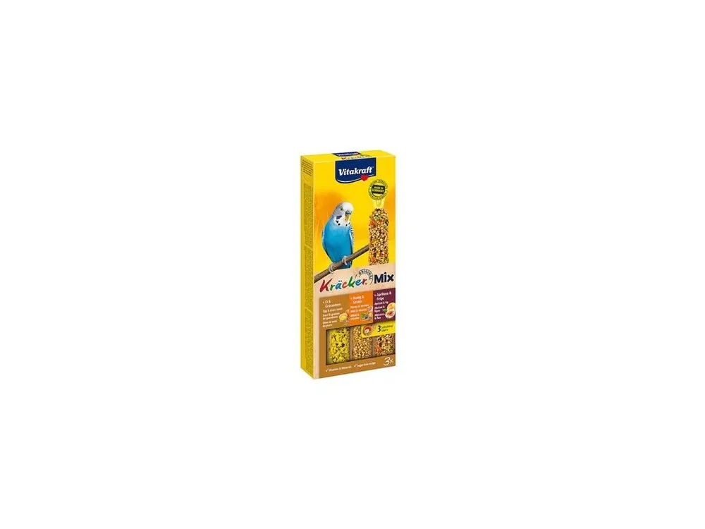 Vitakraft Bird Kräcker Andulka vejc/meruň/sez. tyč 3ks Objednat Nyní