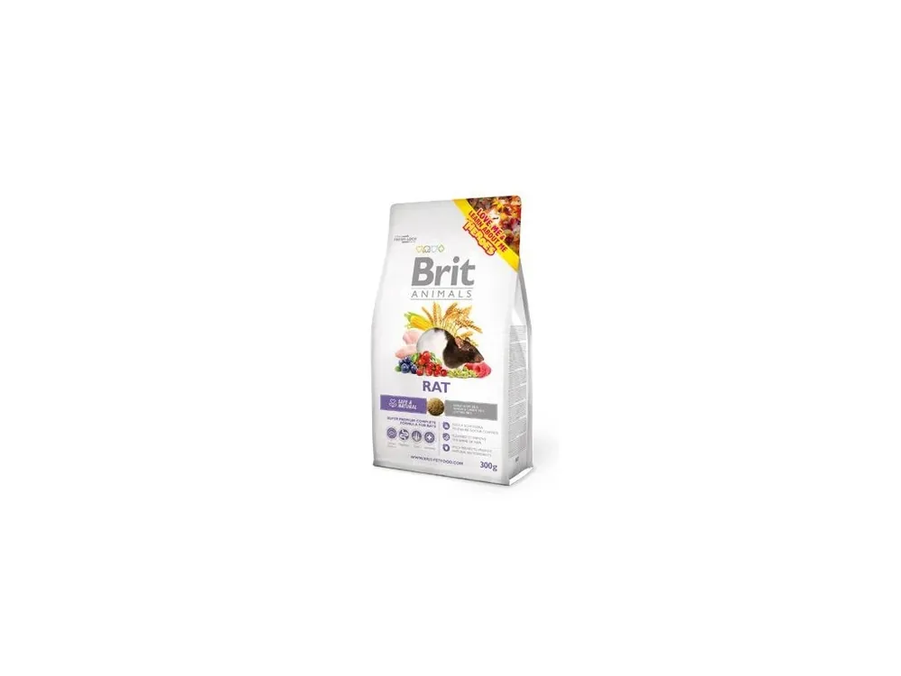 Finální Výprodej Brit Animals Rat 300g