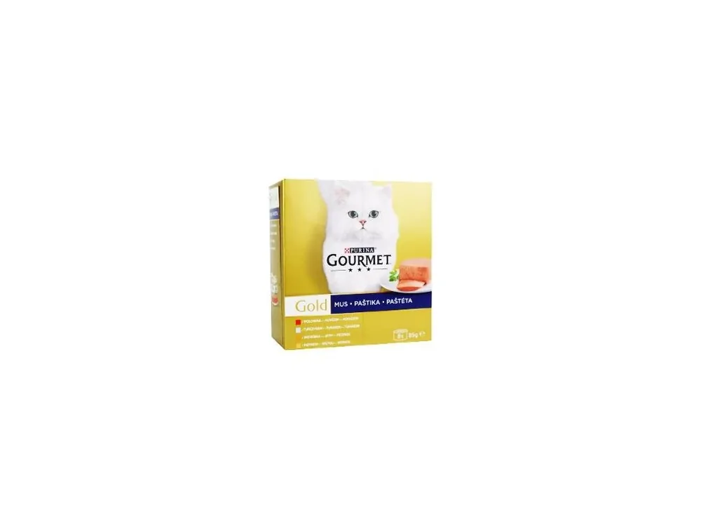 Gourmet Gold konz. kočka paštiky pack 8x85g Zlevněný