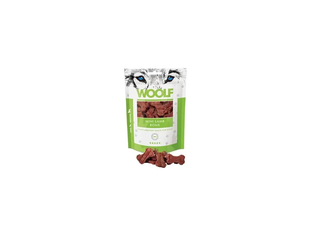 Akční Nabídka WOOLF Classic poch. Mini Lamb Bone 100g