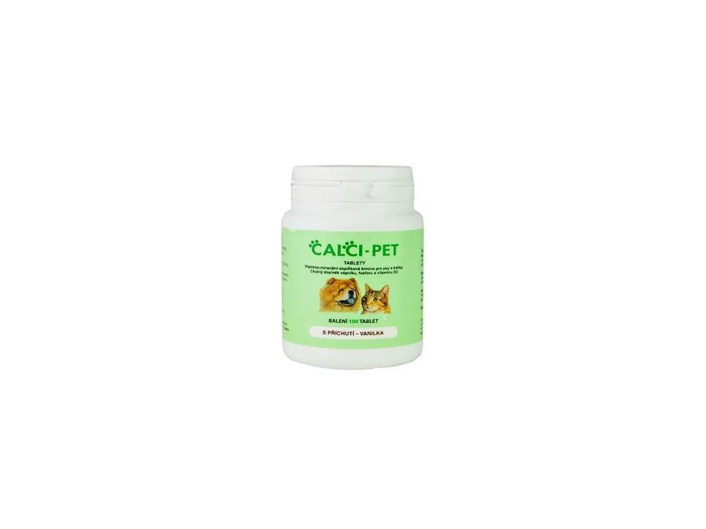 Calci Pet vanilka 100tbl Novinka